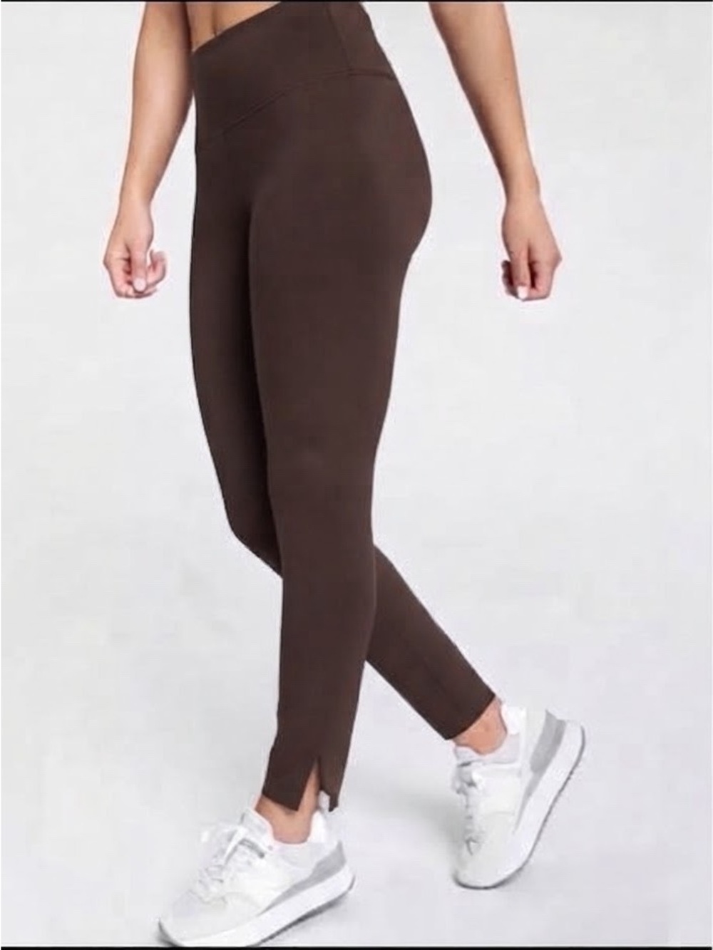Calia Sculpt Vented Straight High Waist Leggings in Coffee Grounds NWT